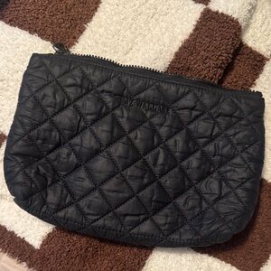MZ Wallace Black Quilted Cosmetic Case